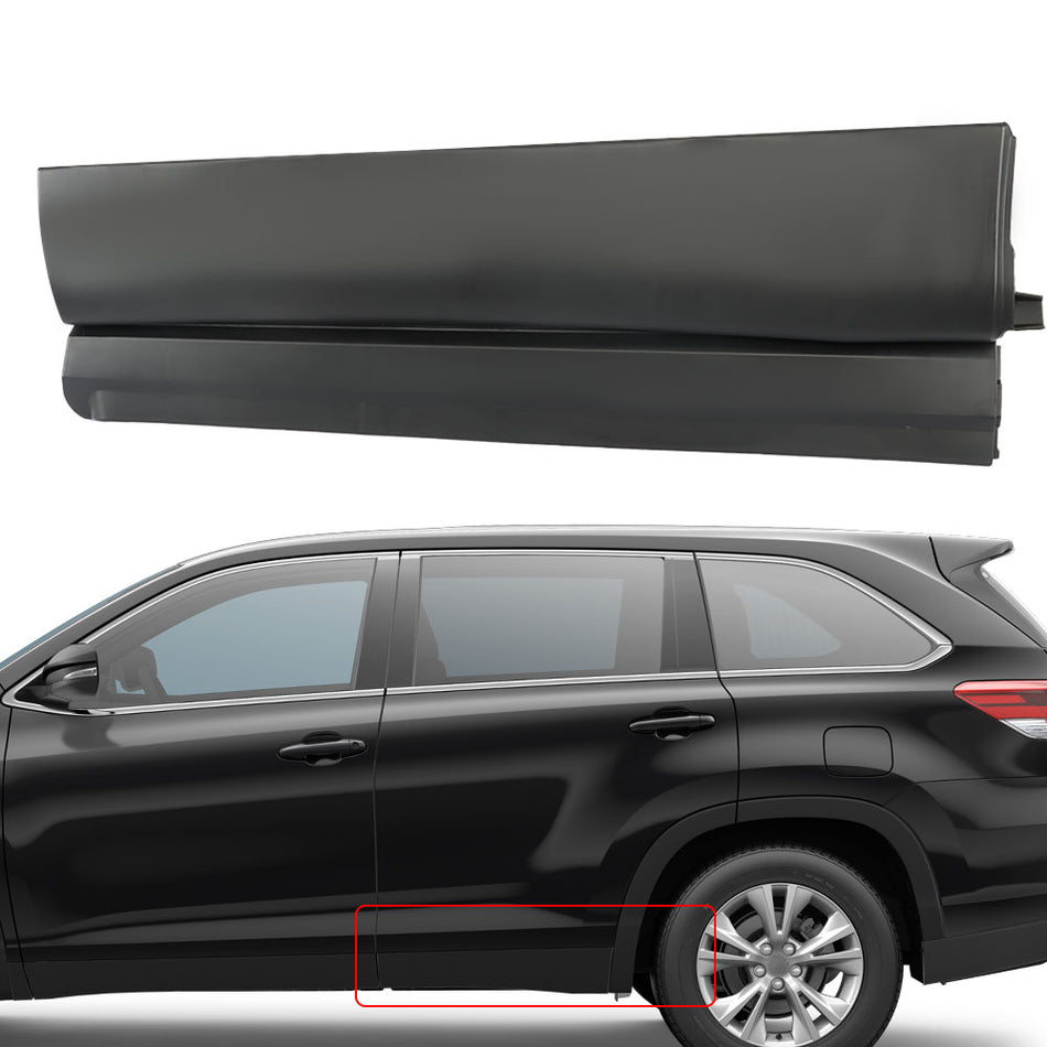 Labwork Left Rear Door Trim Rocker Molding LH For 2014-2019 Toyota Highlander