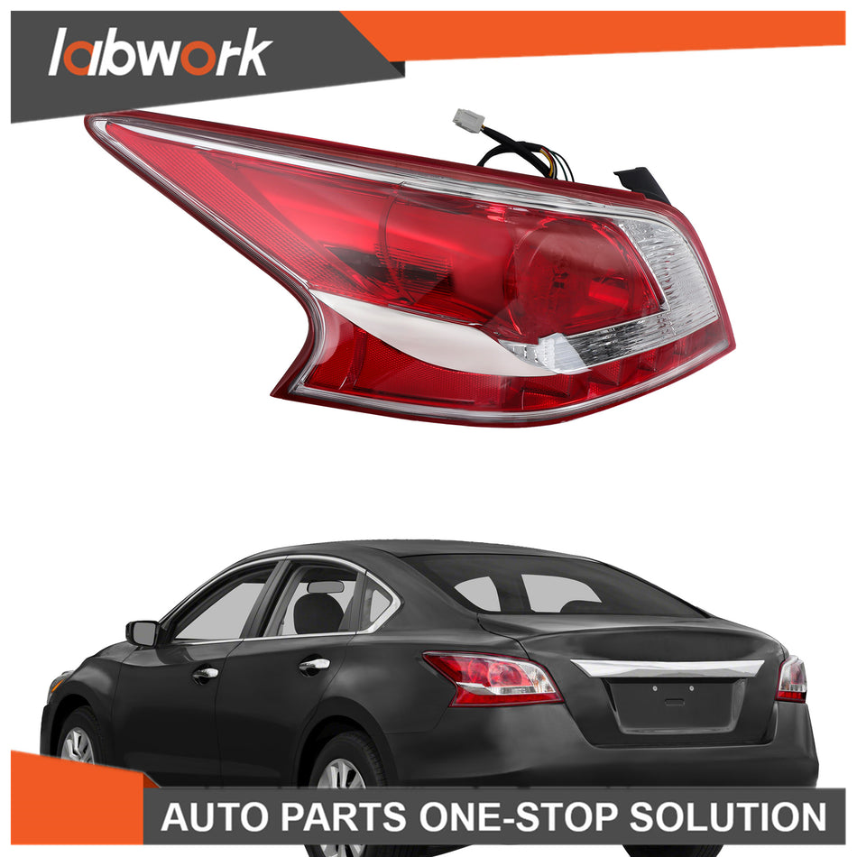 Labwork Tail Light Lamp Fit For 2013 Nissan Altima Sedan LED Clear Driver Rear
