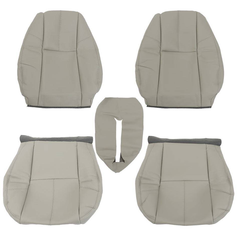 Labwork Seat Cover Left Right Bottom Top For Chevy Tahoe GMC Sierra 07-14 Gray