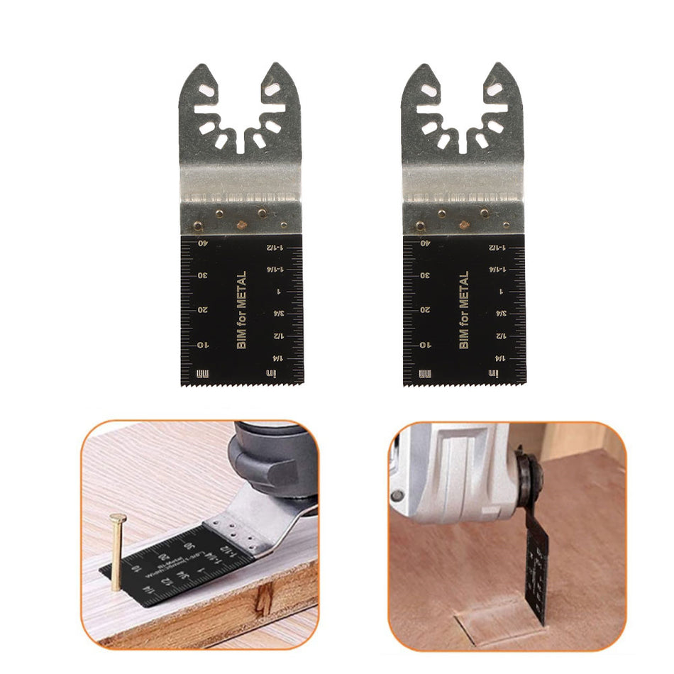 29 Pieces Universal Wood Metal Oscillating Multi Tool Quick Release Saw Blades