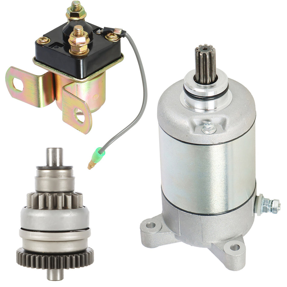For Polaris Sportsman 500 1996-2002 ATV NEW Starter Drive & Relay Solenoid