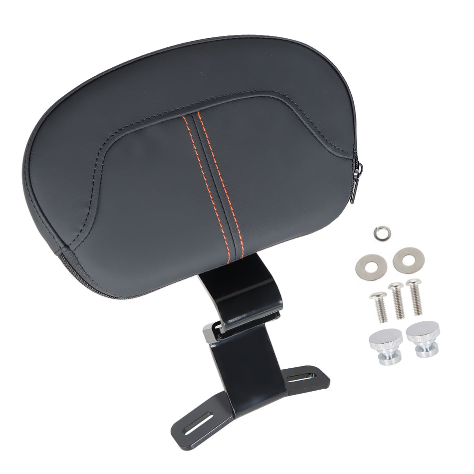 Front Driver Rider Backrest Kit For Touring CVO Electra Road Street Glide 09-22