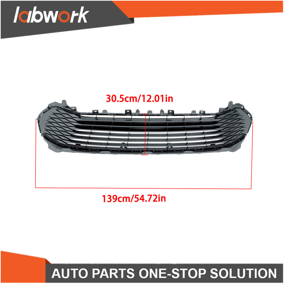 Labwork Front Bumper Lower Grille For Toyota Camry LE XLE 2025 Plastic Blk Grill