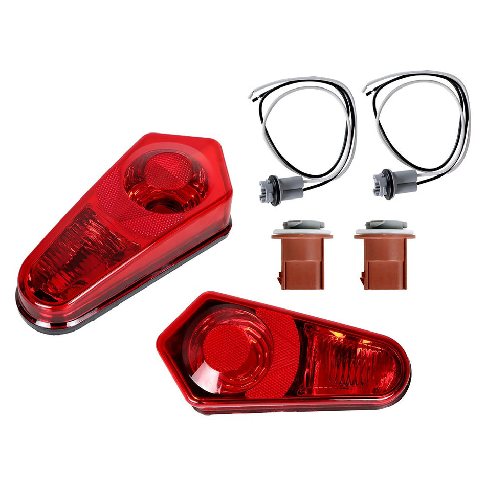 2pc Rear Left & Right Tail Lights #2411153 2411154 For Polaris RZR 4 XP 900 2012