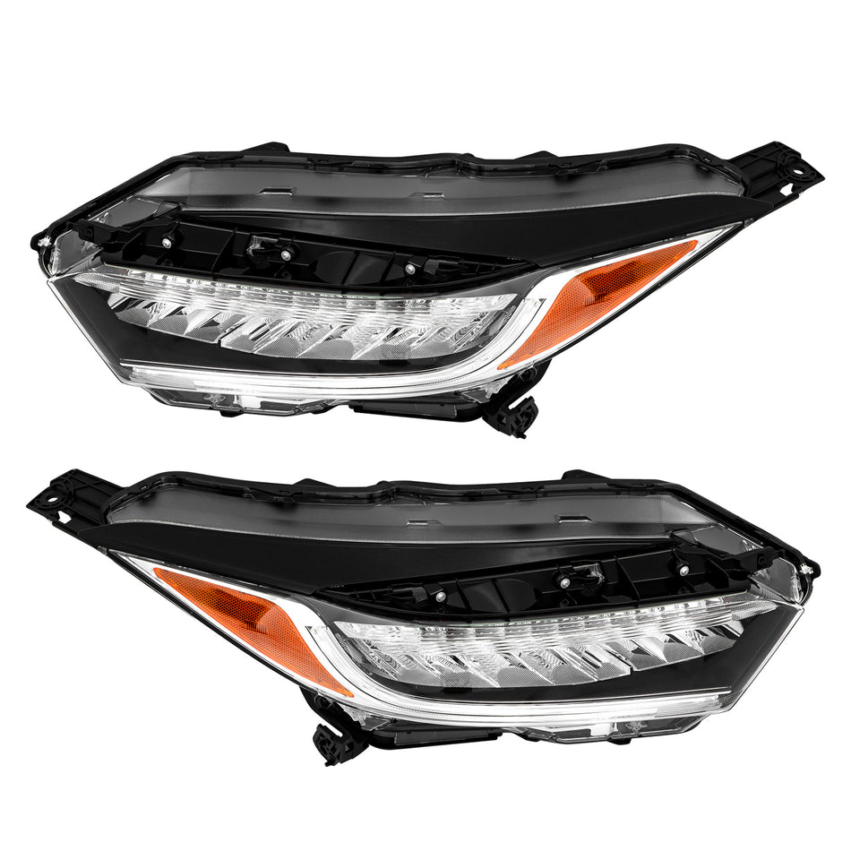 Labwork Left+Right Full LED Headlight Assembly For 2019-2022 Honda HR-V Touring