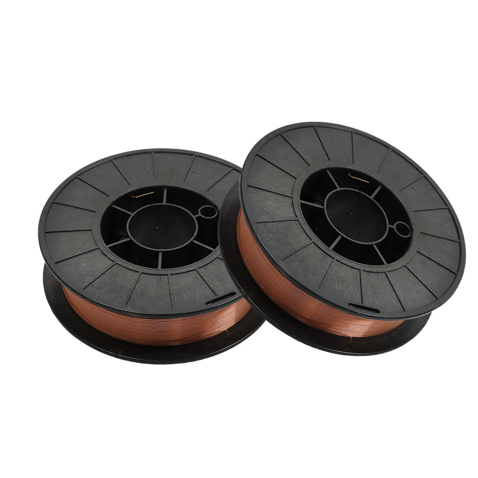 2 Pack ER70S-6 .023" (0.6 mm) 2 x 10 Lbs Mild Steel MIG Welding Wire