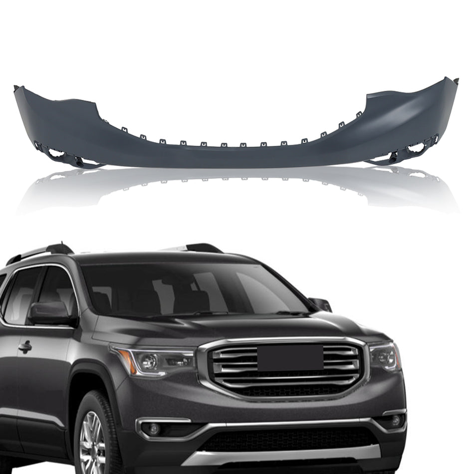 Labwork For 2017 2018 2019 GMC Acadia Front Bumper Cover Upper W/O Radar Holes