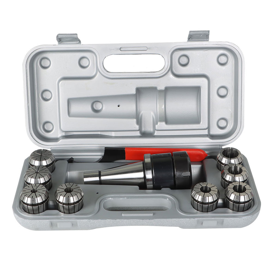 New 10-PCS #40 ER-40 Spring Collet Chuck Set Accuracy to .0005".