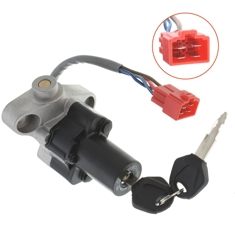 Fit For Yamaha V-STAR 650 1100 99-16 Ignition Switch Fuel Gas Cap Seat Lock Keys