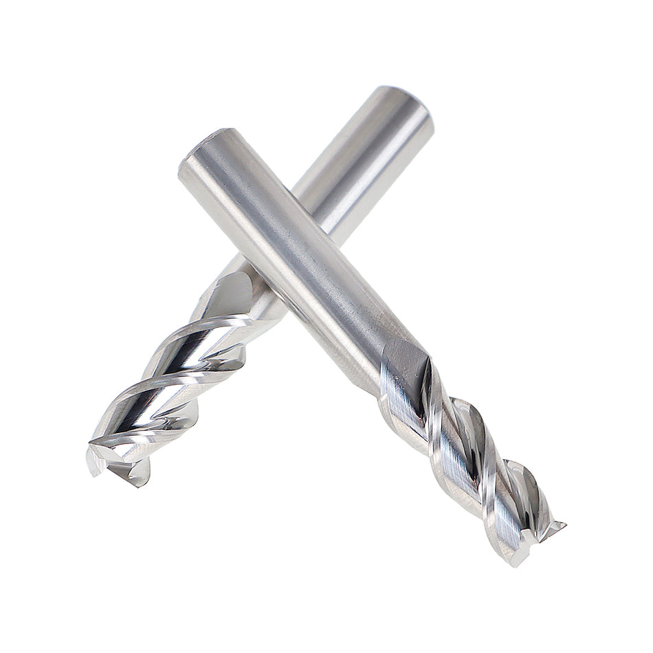 5 Pcs 3/8" Alu-Power 3 Flute End Mill Regular Length Carbide x 1" Cutting Length