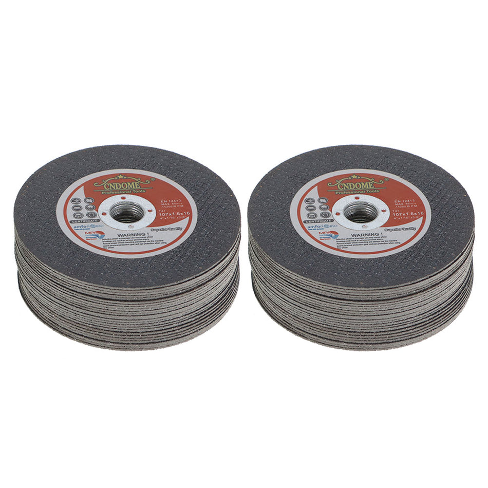 4"x1/16"x5/8" Cut Off Wheels For Cutting Ferrous Metals & Stainless Steel 50 Pcs