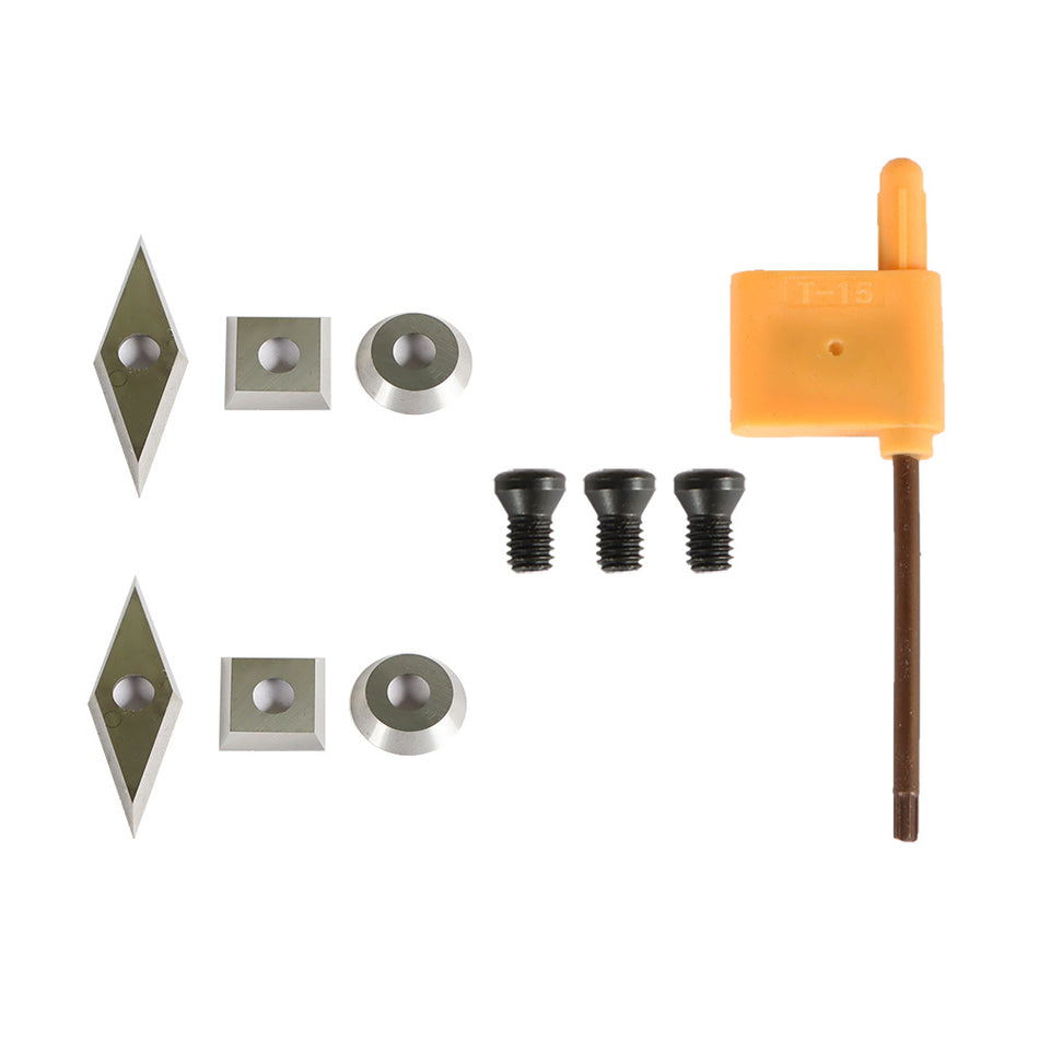 Carbide Woodturning Tool Mini Size With Handles Fits For Turning Project 3 Pack