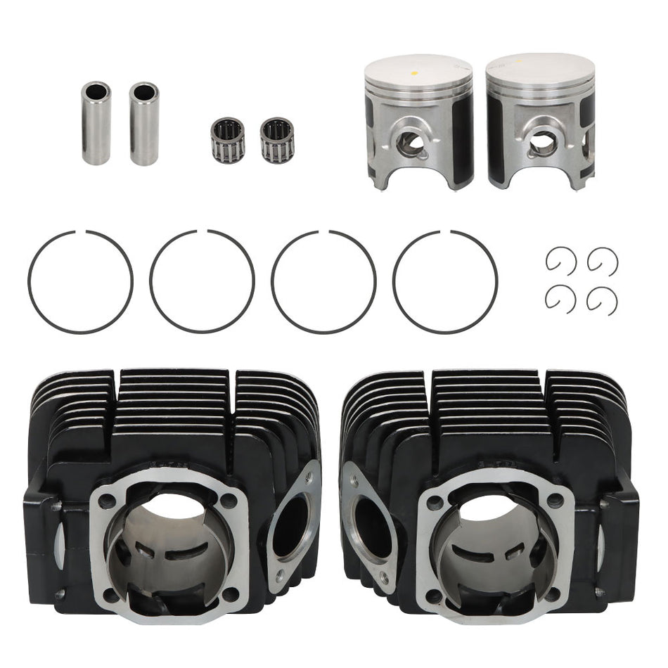 Cylinder Rebuild Kit Pistons Rings Pins Set For Yamaha Rd350 1973-75 NEW