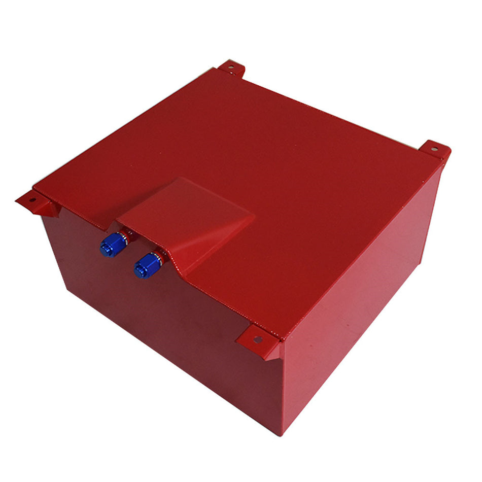Labwork 15 Gallon Aluminum Fuel Cell Gas Tank+Cap+Level Sender+Fuel Line Kit Red