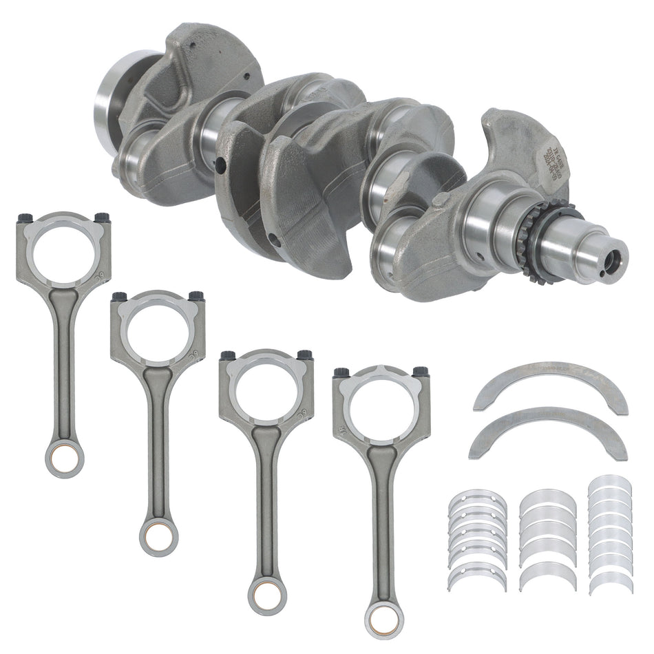 Labwork Engine Crankshaft & Rods & Bearings Set For Hyundai Elantra Kia Forte
