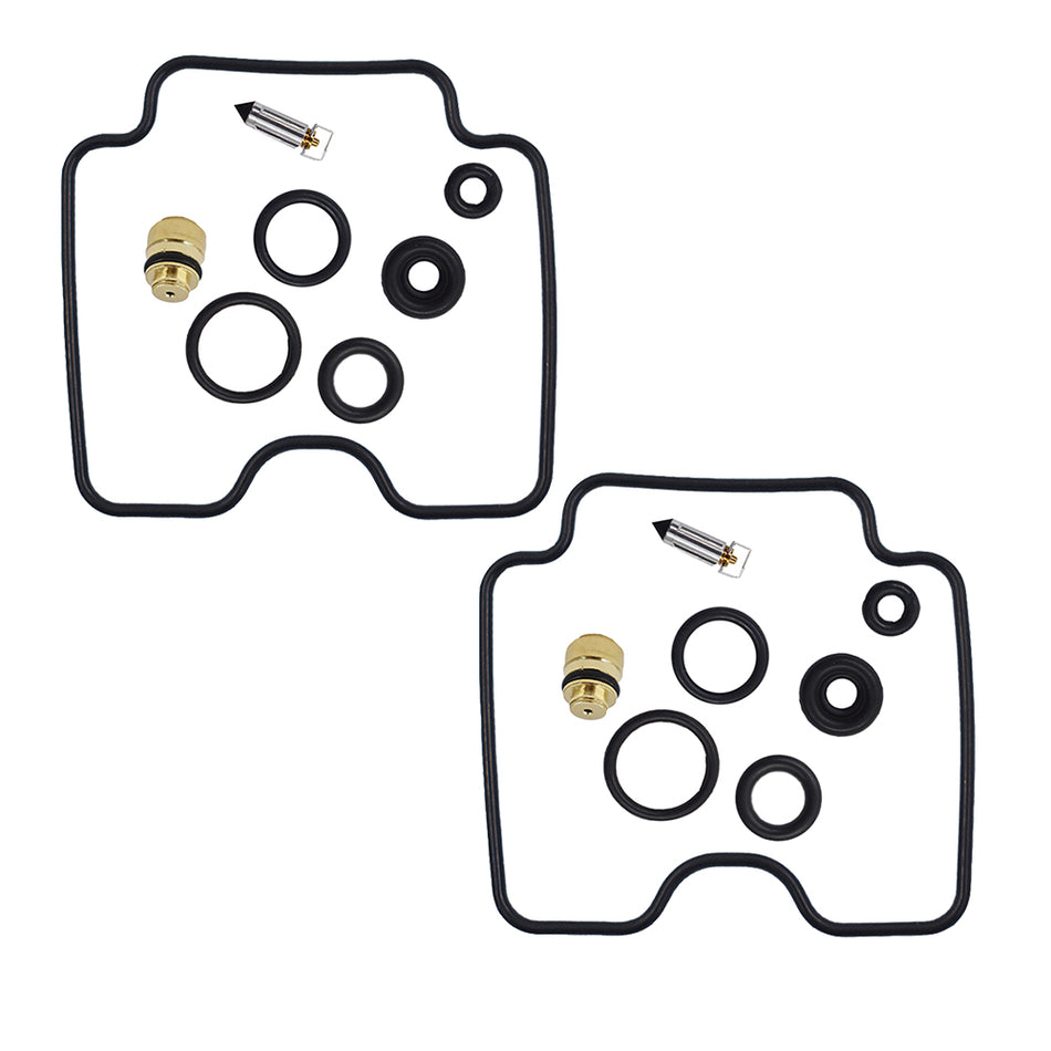 2 Sets For Yamaha XVS1100 V-Star VStar 99-06 Lower Bowl Carburetor Rebuild Kit