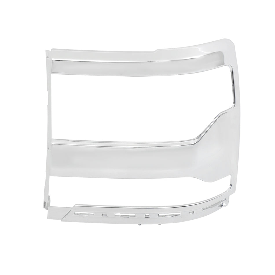Labwork LH Headlight For 2016-2018 Silverado 1500 Electroplate Trim Bezel Cover