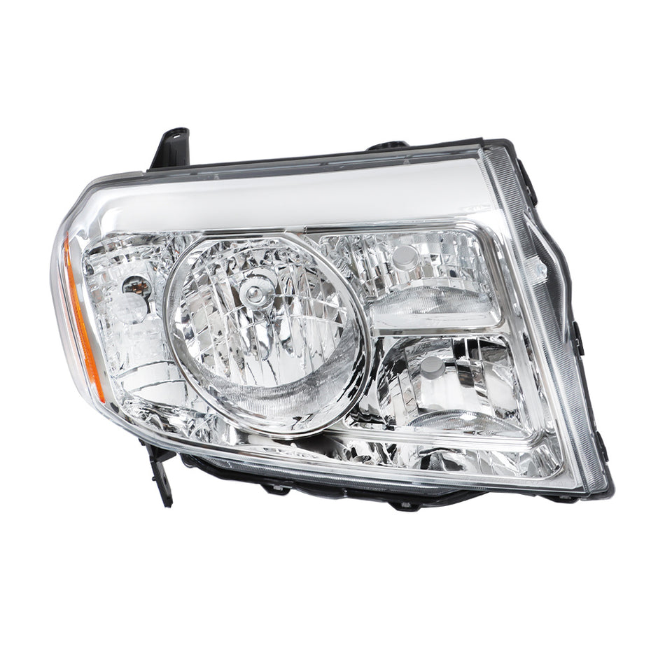 Labwork Right New Halogen Chrome Headlight Assembly For 2009-2011 Honda Pilot