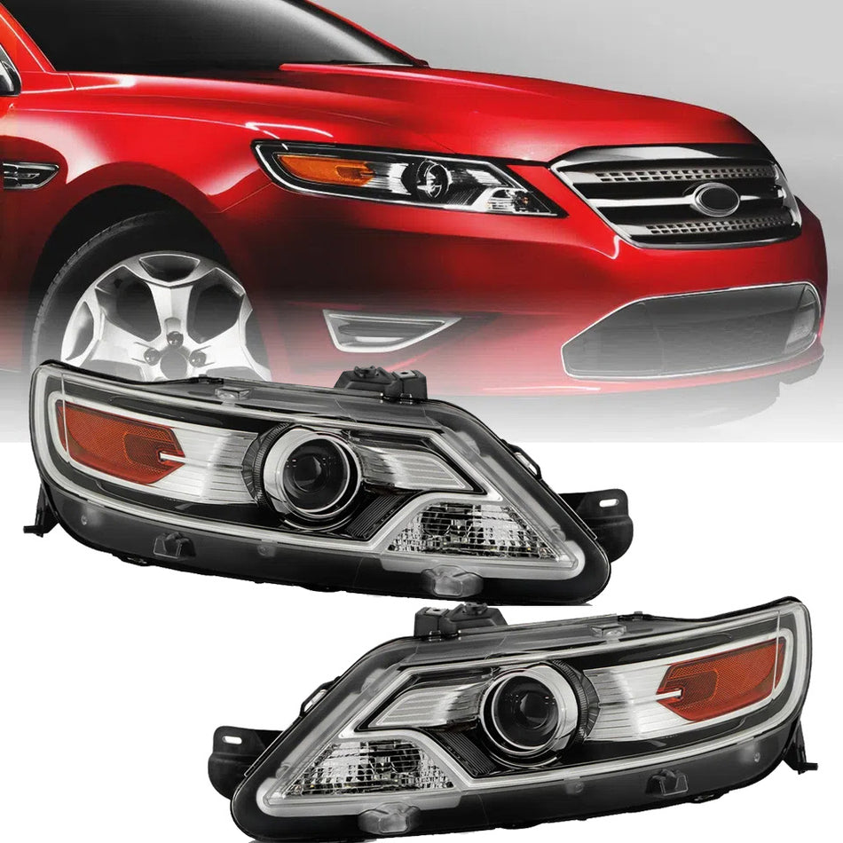 Labwork Left+Right Projector Headlight For Ford Taurus SHO 2010-2012 HID/Xenon