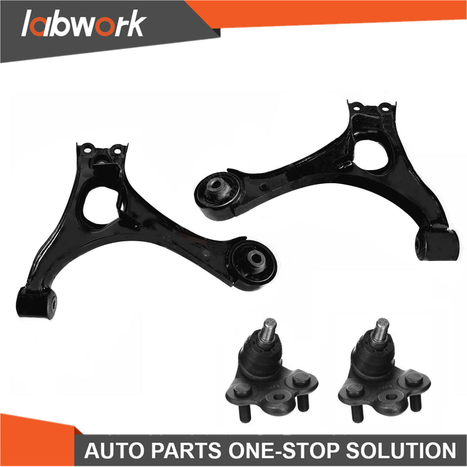 Labwork Front Lower Control Arm Set Ball Joints For Honda For Civic Acura 06-11