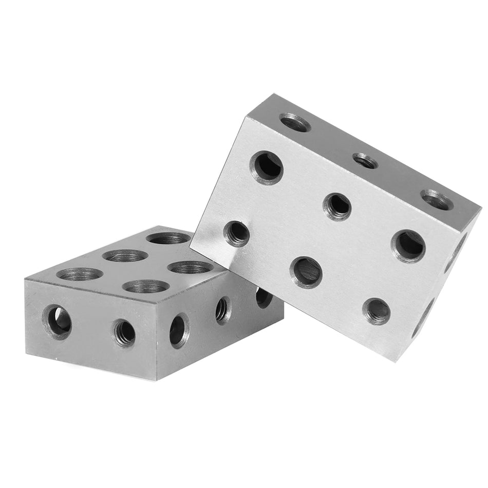 11 Holes 0.0001" Matched Pairs Ultra Precision 1-2-3 123 Block Set