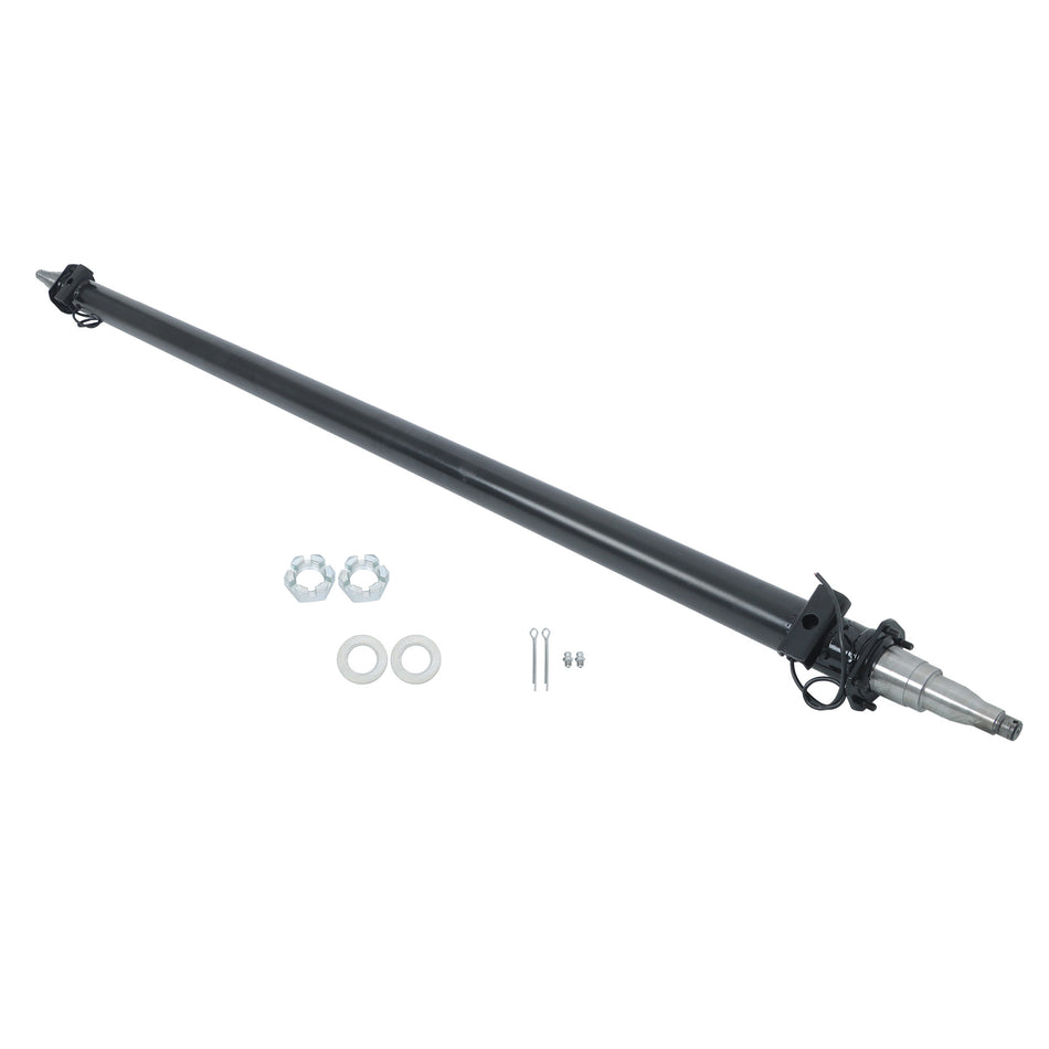 Labwork Trailer Axle Only Beam 6000lbs With Idler 95" Hub Face 80" Spring Center