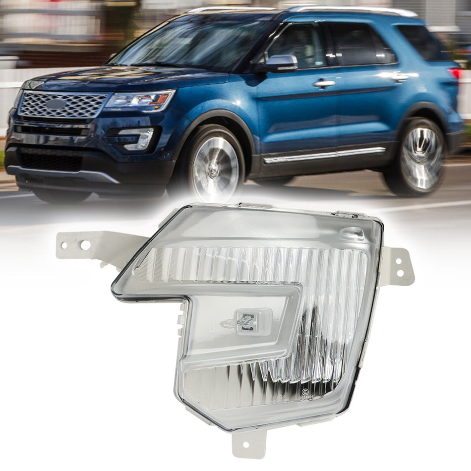 Labwork Left Side Fog Light Fit For Ford Explorer 2016-2018 Front Halogen Lamp