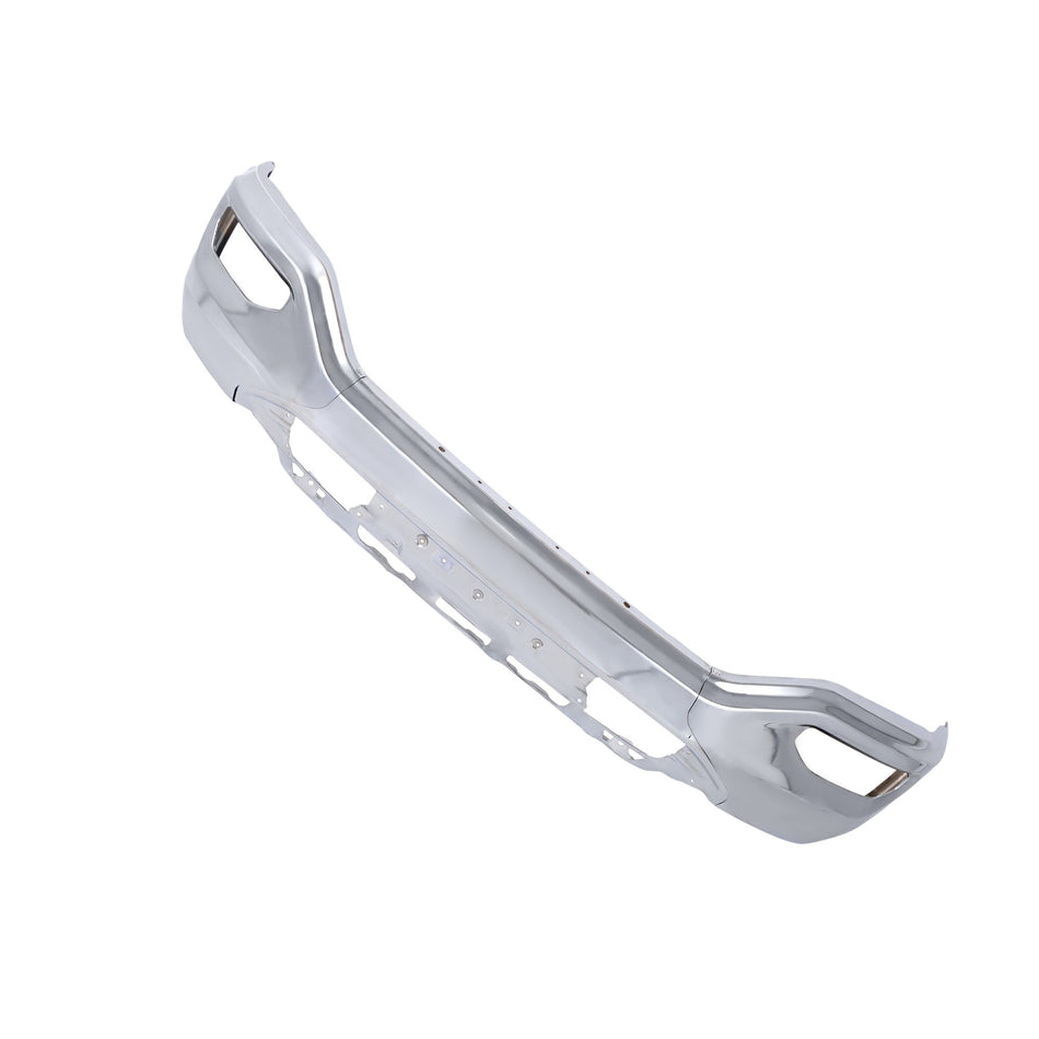 Labwork Steel For GMC Sierra 1500 2016-2018 W/o Sensor Hole Front Bumper Chrome