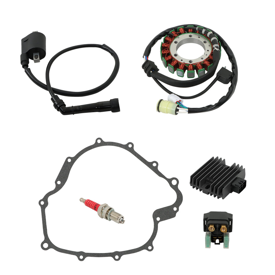 Ignition Coil & Stator Regulator Relay Kit For 2004-2007 Yamaha Rhino 660 YXR660