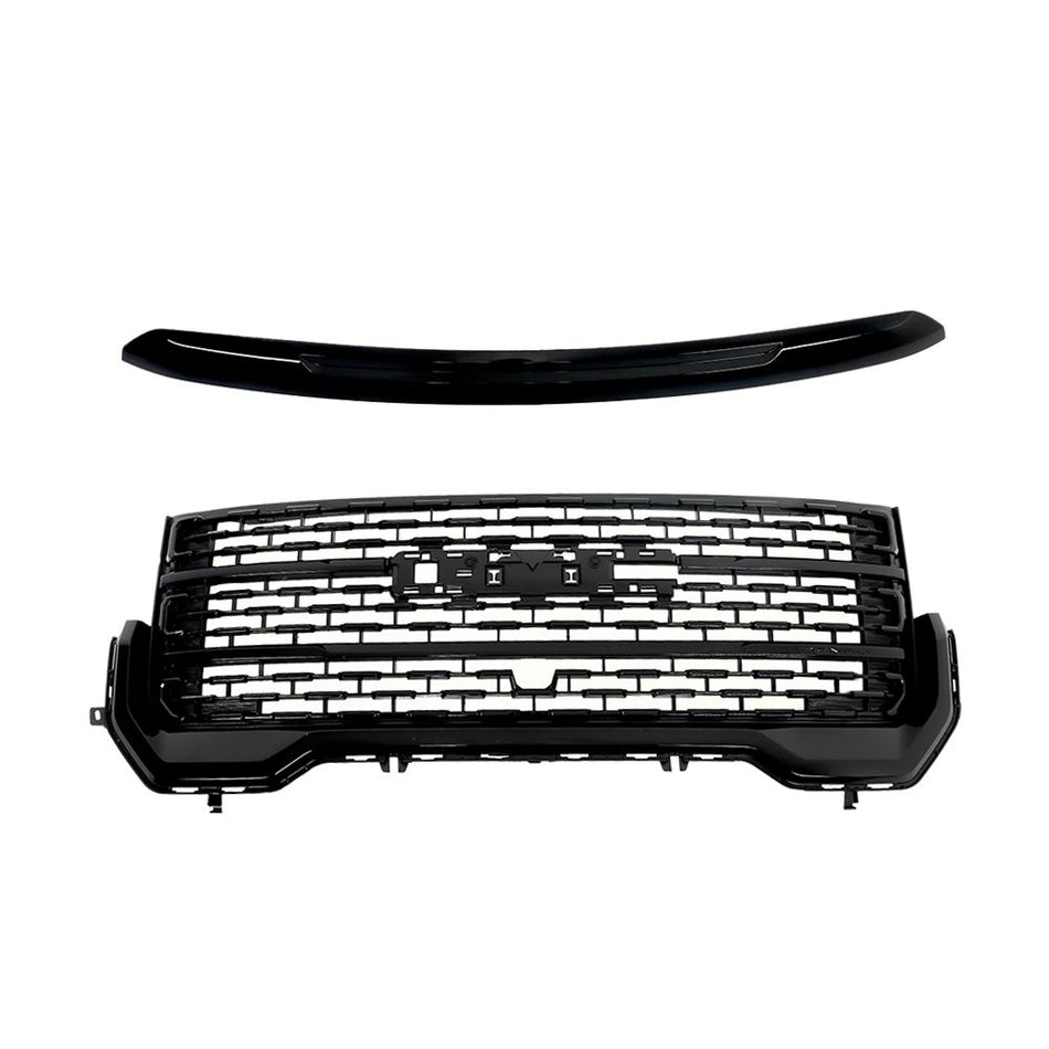 Labwork Front Bumper Grille & Hood Front Molding For GMC Acadia Denali 2020-2022