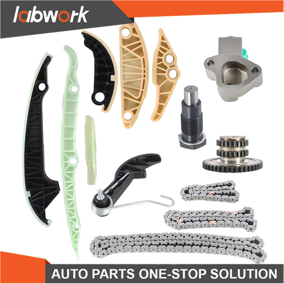 Labwork Timing Chain Set For VW Jetta Golf MK5 MK6 Passat Audi 1.8T EA888