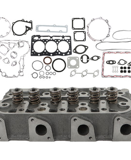 D1105 Complete Cylinder Head + Full Gasket Kit For Kubota RTV1100 RTV1100CW9