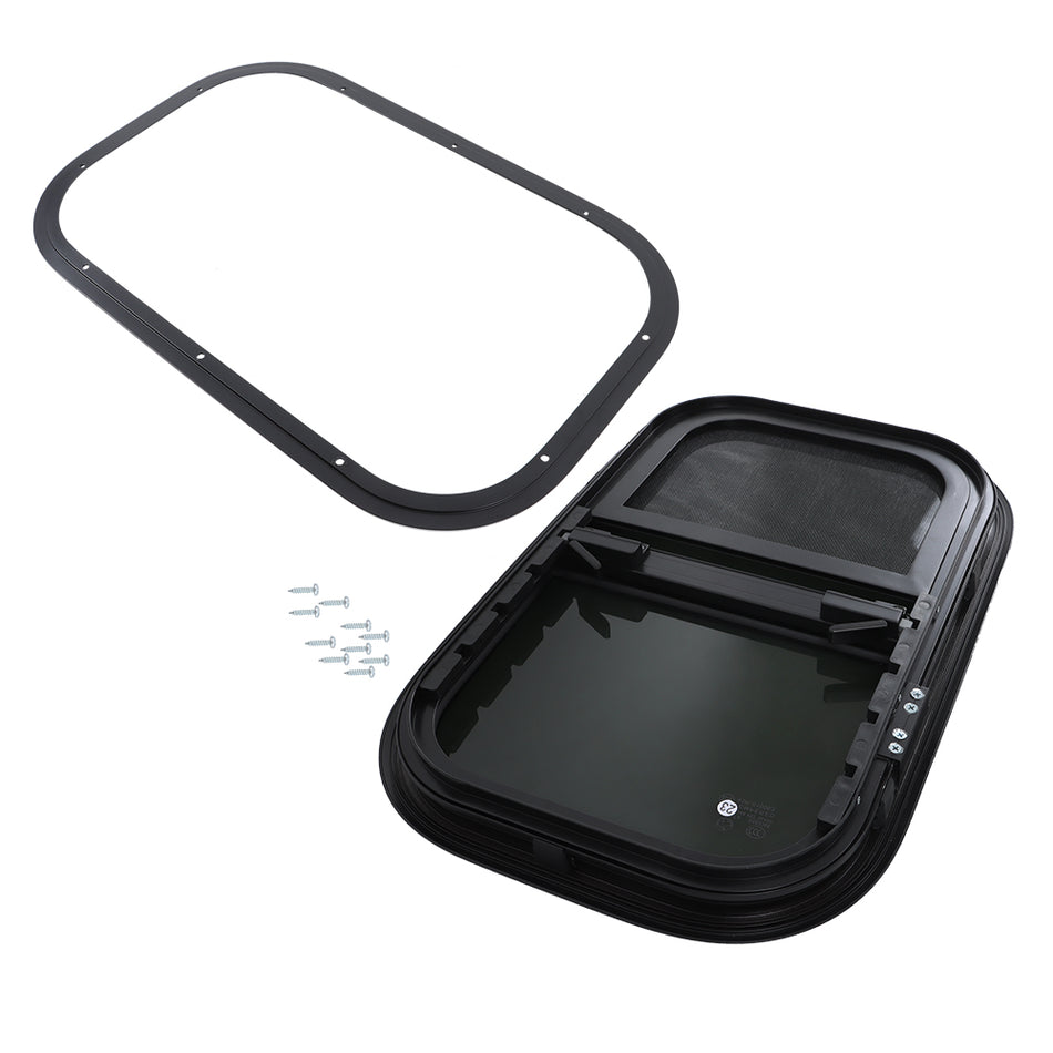 Labwork 14" W X 22" H RV Window Vertical Slide For RVs Camper W/ DOT