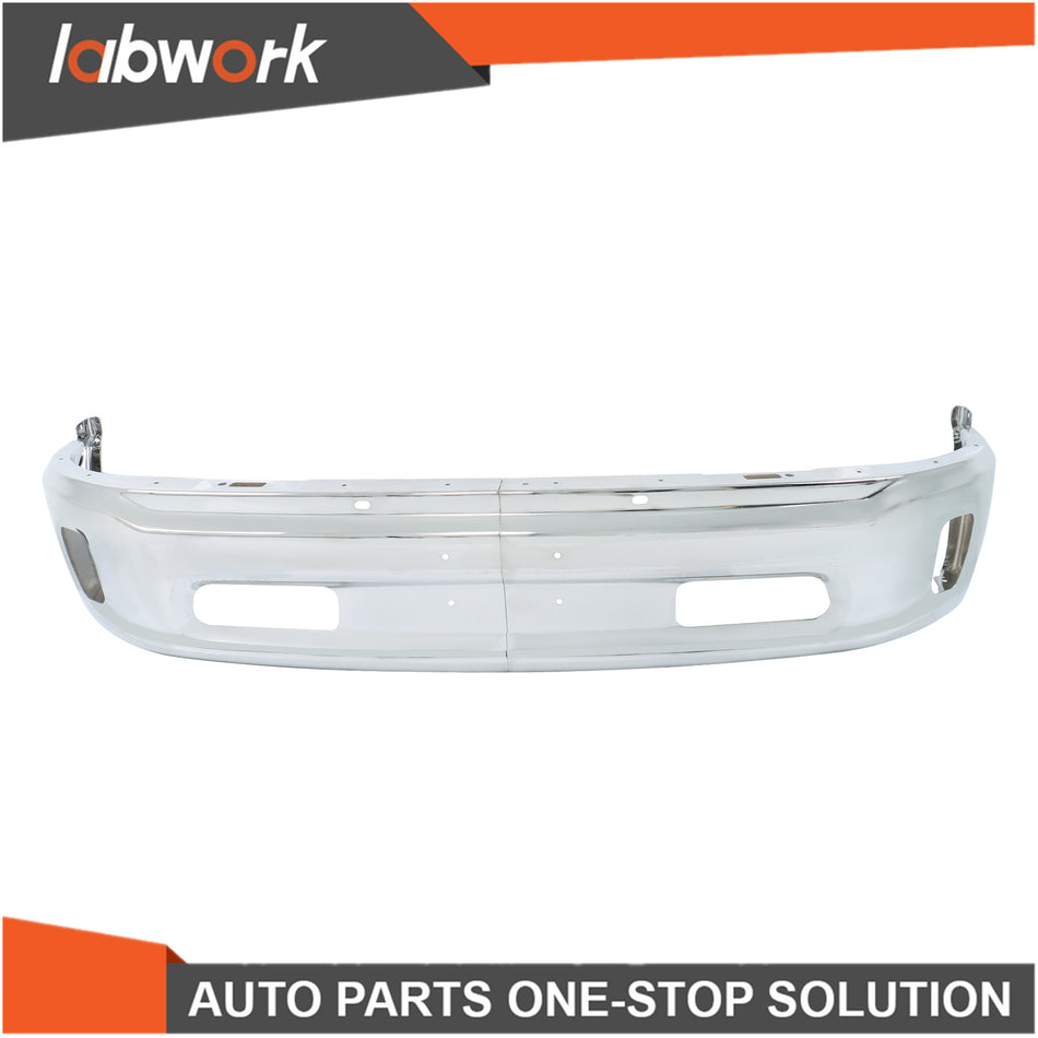 Labwork Steel Front Bumper Face Bar For RAM 1500 2013-2018 W/Fog Light Hole