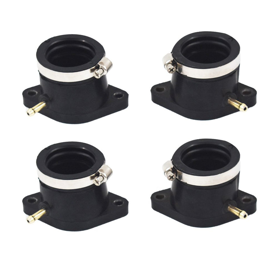 4×Carburetor Intake Manifold Boot Joint Carb Holder Fit For Yamaha XJ650 XJ750