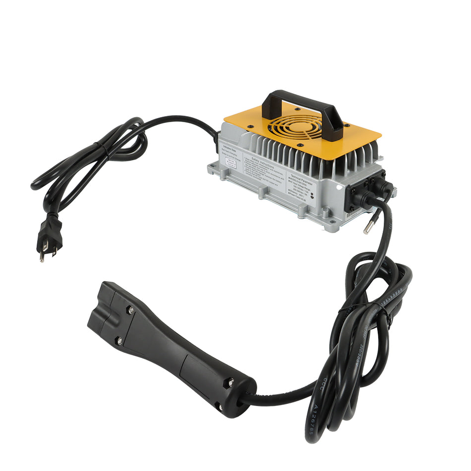 IP67 48V 17A For E-Z-GO TXT/RXV Golf Cart Battery Charger 3-Pin Triangular Plug