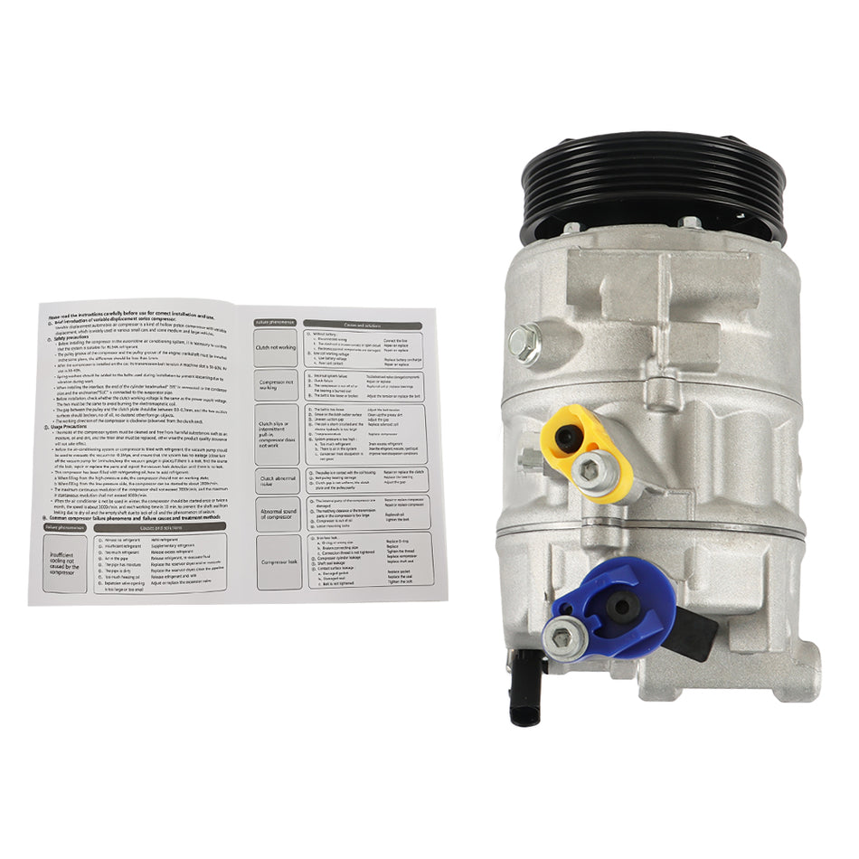 Labwork A/C AC Compressor 2011-2016 For Volkswagen CC 05-17 For Volkswagen Jetta