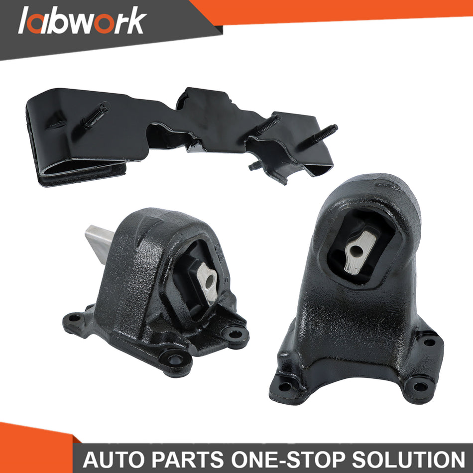 Labwork Engine Motor Trans Mount 3pc For Jeep Wrangler 2012-2017 3.6L A5732