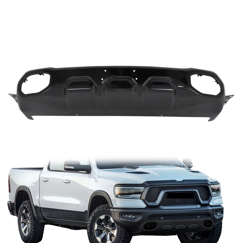 Labwork Front Bumper Lower Skid Part Plastic For 2019-2024 Ram 1500 Rebel Tra