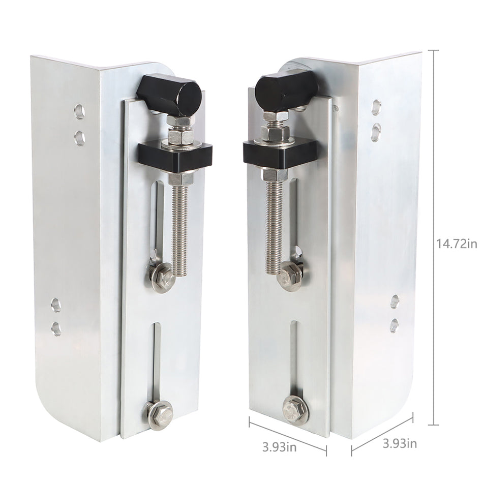 NEW FOR 6" Set Back Jack Plate 4'' Adjustable Aluminum Outboard Boat