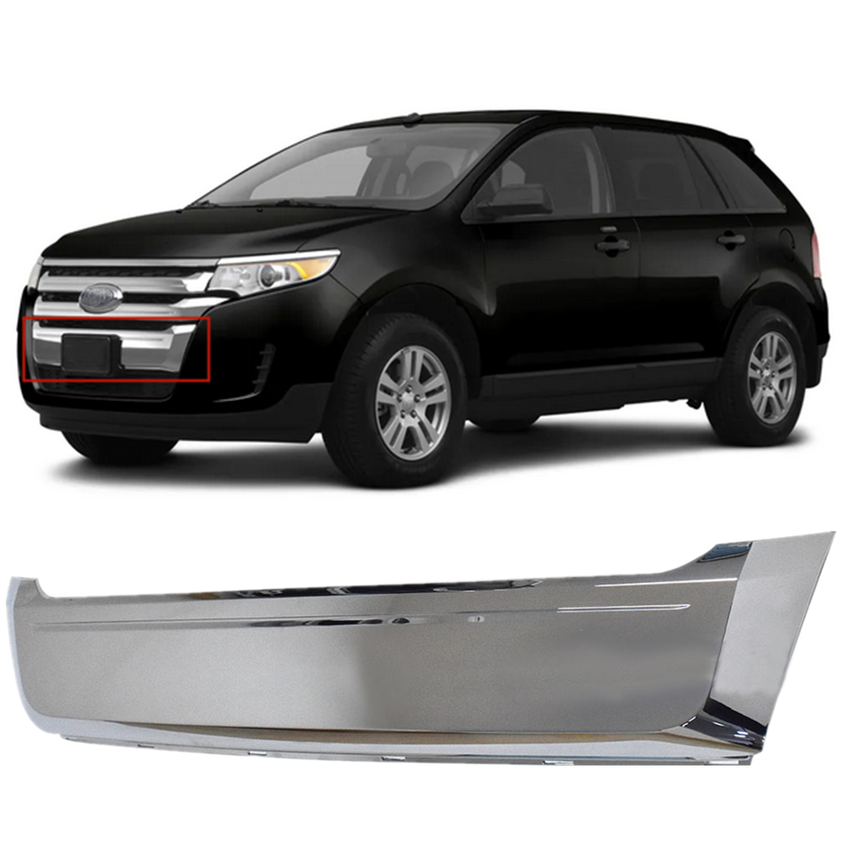 Labwork Front Lower Bumper Grille Molding Trim For Ford Edge 2011-2014 Chrome