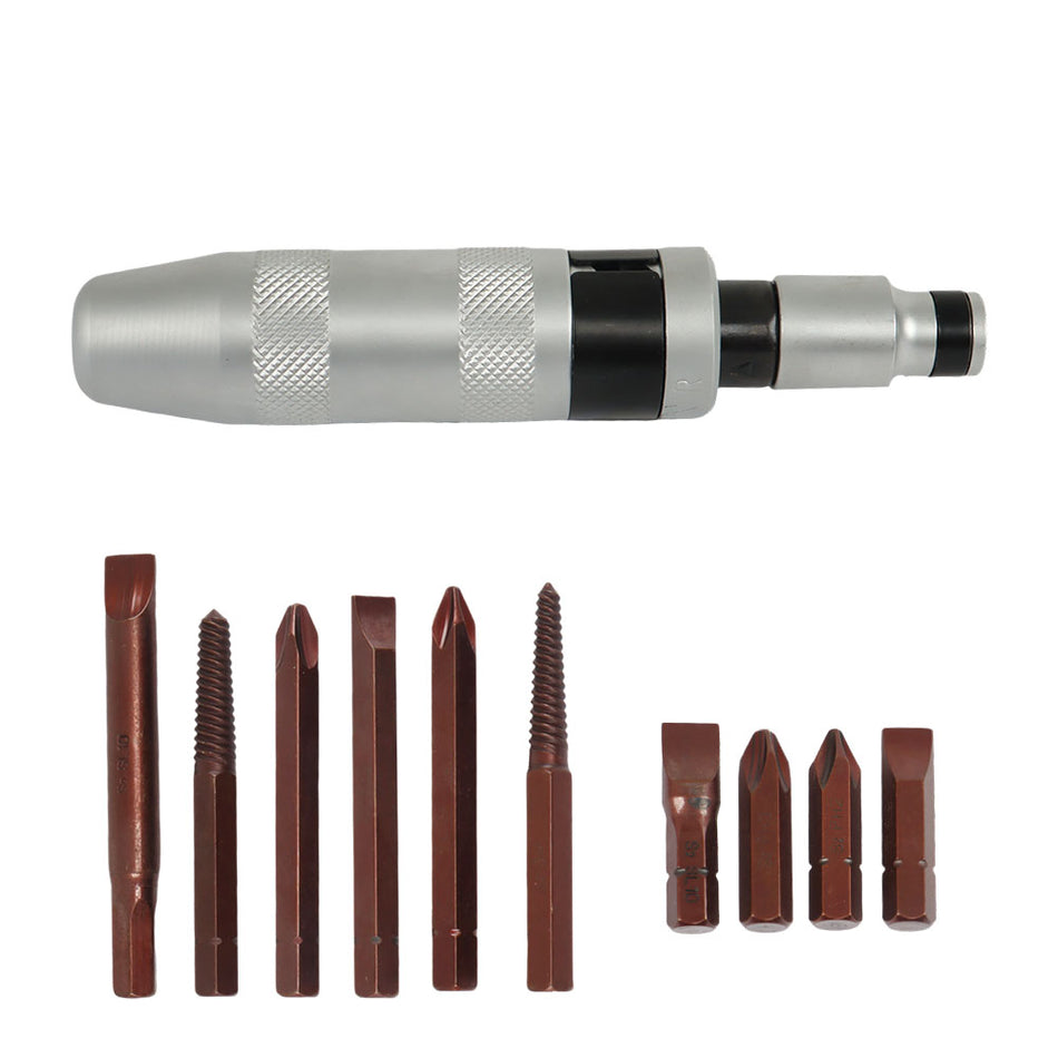 Impact Driver Socket Set Screw Phillips Hex Heavy Duty Screwdriver Bits 11X 1/2"