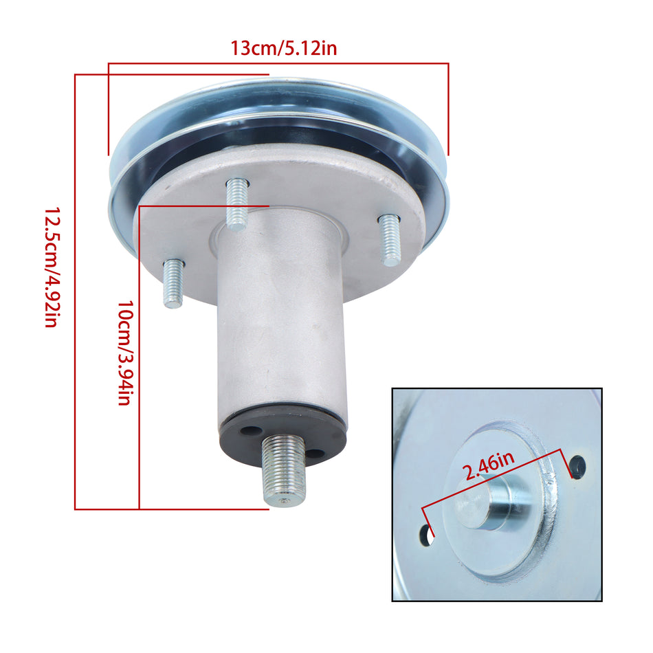 For Gravely Ariens Deck Spindle Assembly w/Pulley 52"  Mower 51537200 51528000