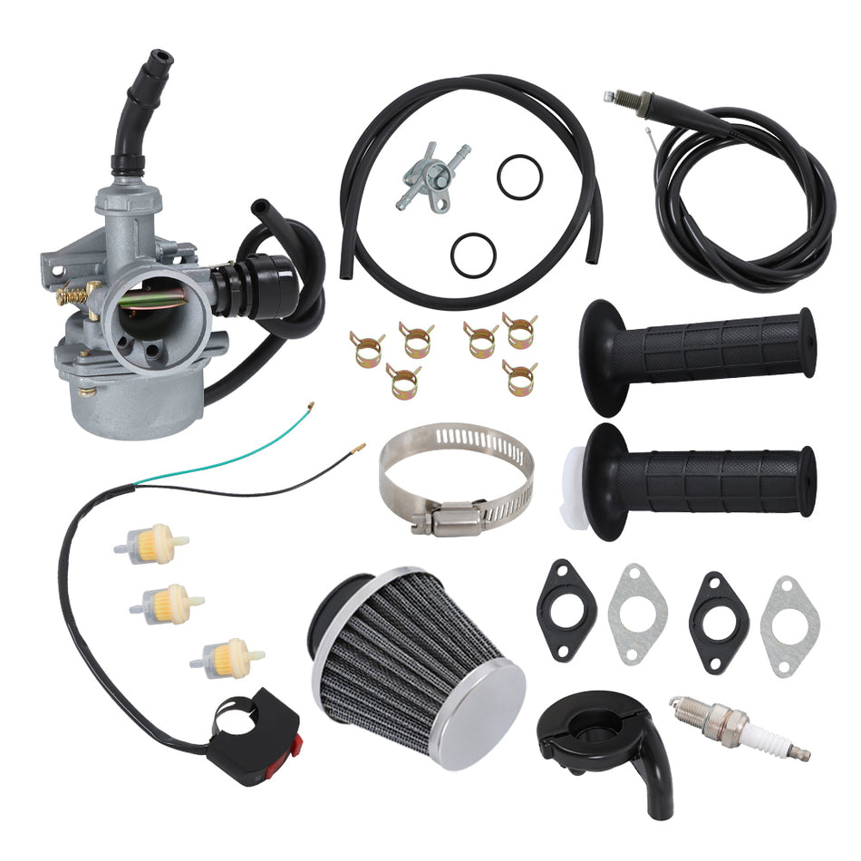 For TaoTao Baja 50cc 70cc 90cc 110cc 125cc PZ19 Carb Throttle Cable Grip