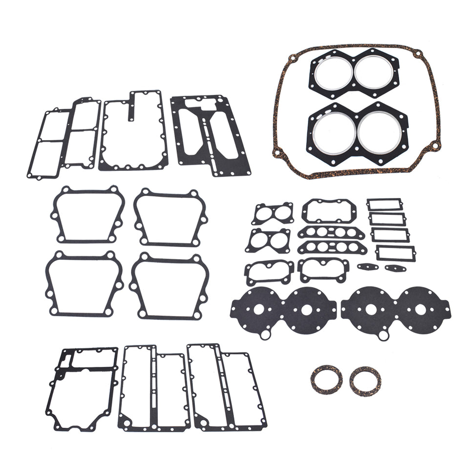 For 1977-1998 Johnson Evinrude V4 Crossflow Powerhead Gasket Kit 439085 391300