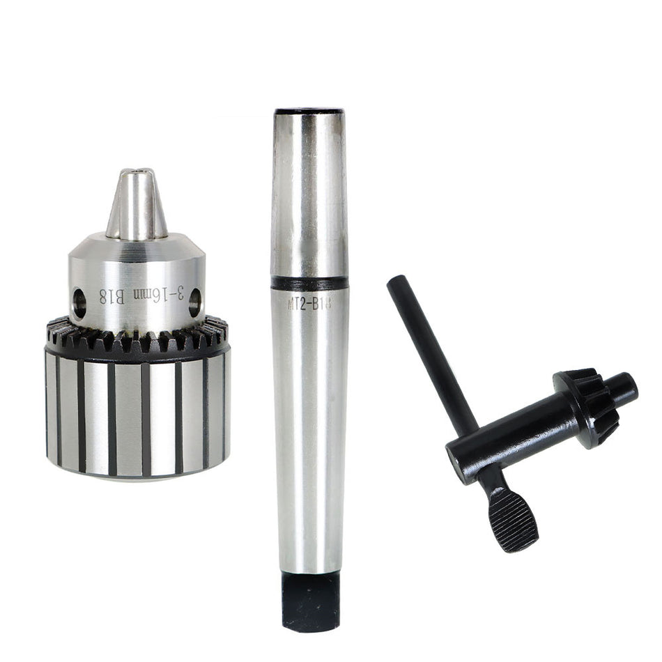 5/8" Capacity Heavy Drill Chuck With K32 Chuck Key & MT2 Shank 2 Morse Taper"