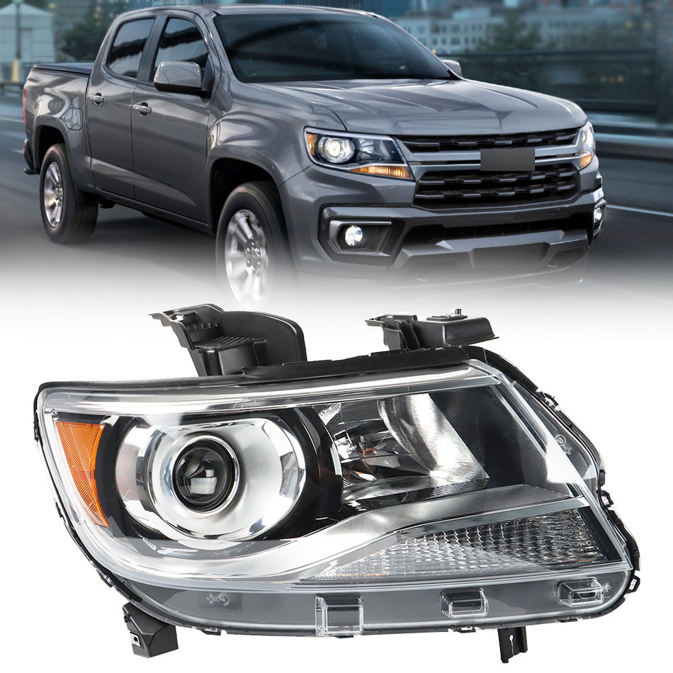 Labwork Right Headlights For 2015-2021 Chevy Colorado LT/Z71/ZR2 Halogen Chrome