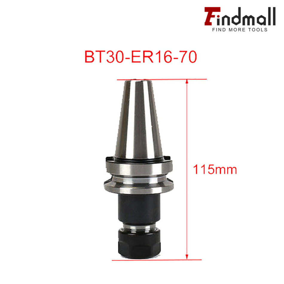 4 Chucks-Tool Holder BT30-ER16 Collet Chuck W. 70mm GAGE Length New