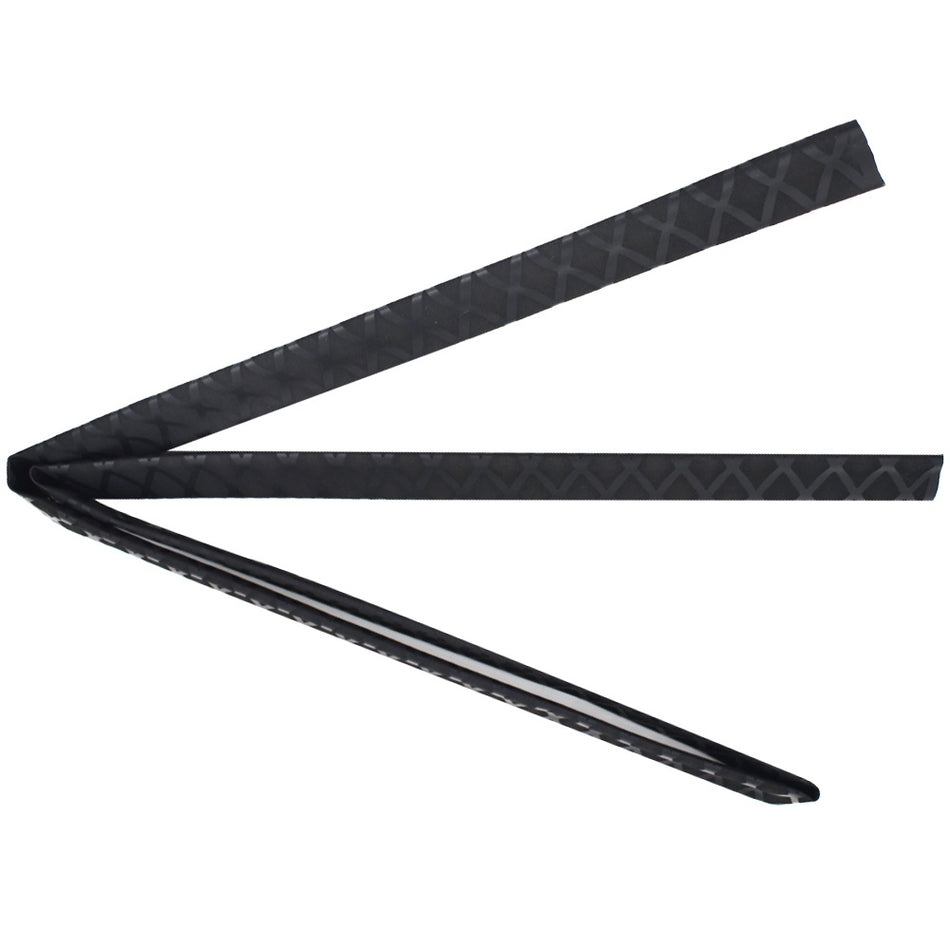 64'' Flat Width 48mm Black Heat Shrinkable Wrap Tubing For Rod Grips Durable