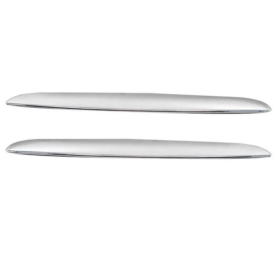 Labwork Front 2 Hood Molding Chrome Trims Above For BMW E90 E91 325i 330i Smooth